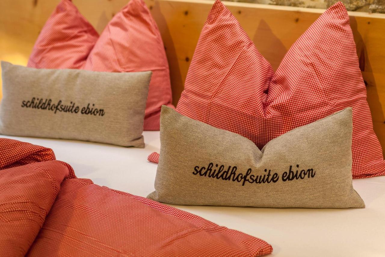 Schildhof Ebion Schildhofsuite San Leonhard in Passeier Exteriör bild